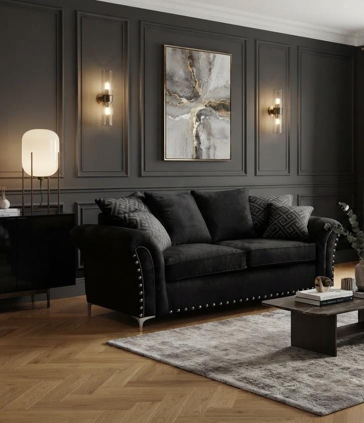 Harrison Corner & 3+2 – Luxury & Contemporary Elegance Sofa