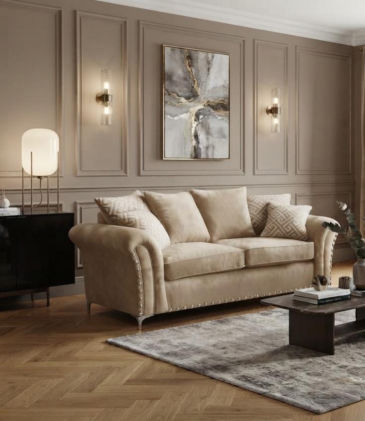Harrison Corner & 3+2 – Luxury & Contemporary Elegance Sofa