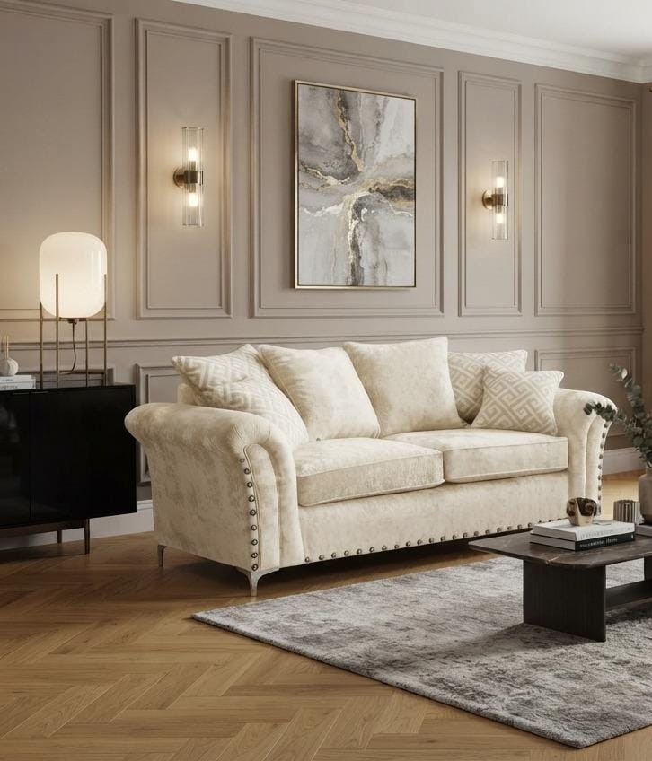 Harrison Corner & 3+2 – Luxury & Contemporary Elegance Sofa