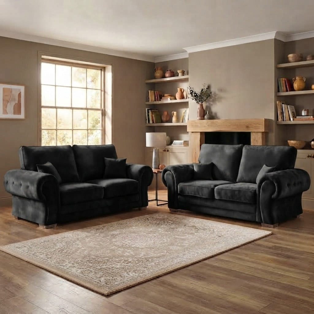 Verona High Back Corner & 3+2 – Luxury & Timeless Elegance Sofa