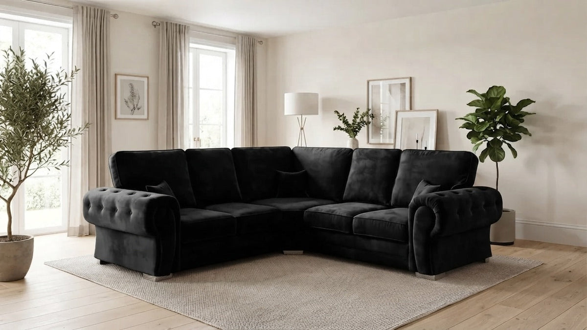 Verona High Back Corner & 3+2 – Luxury & Timeless Elegance Sofa