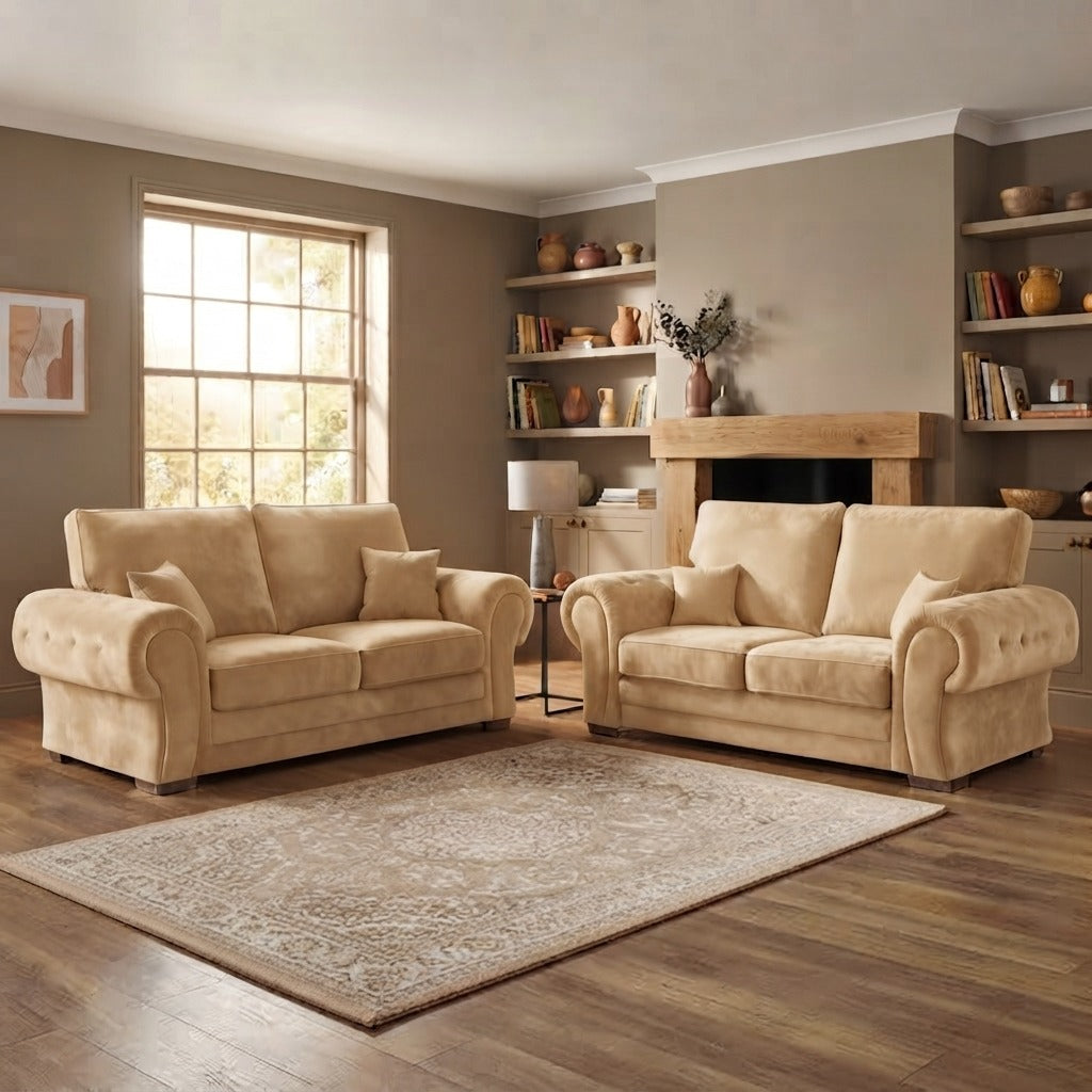 Verona High Back Corner & 3+2 – Luxury & Timeless Elegance Sofa
