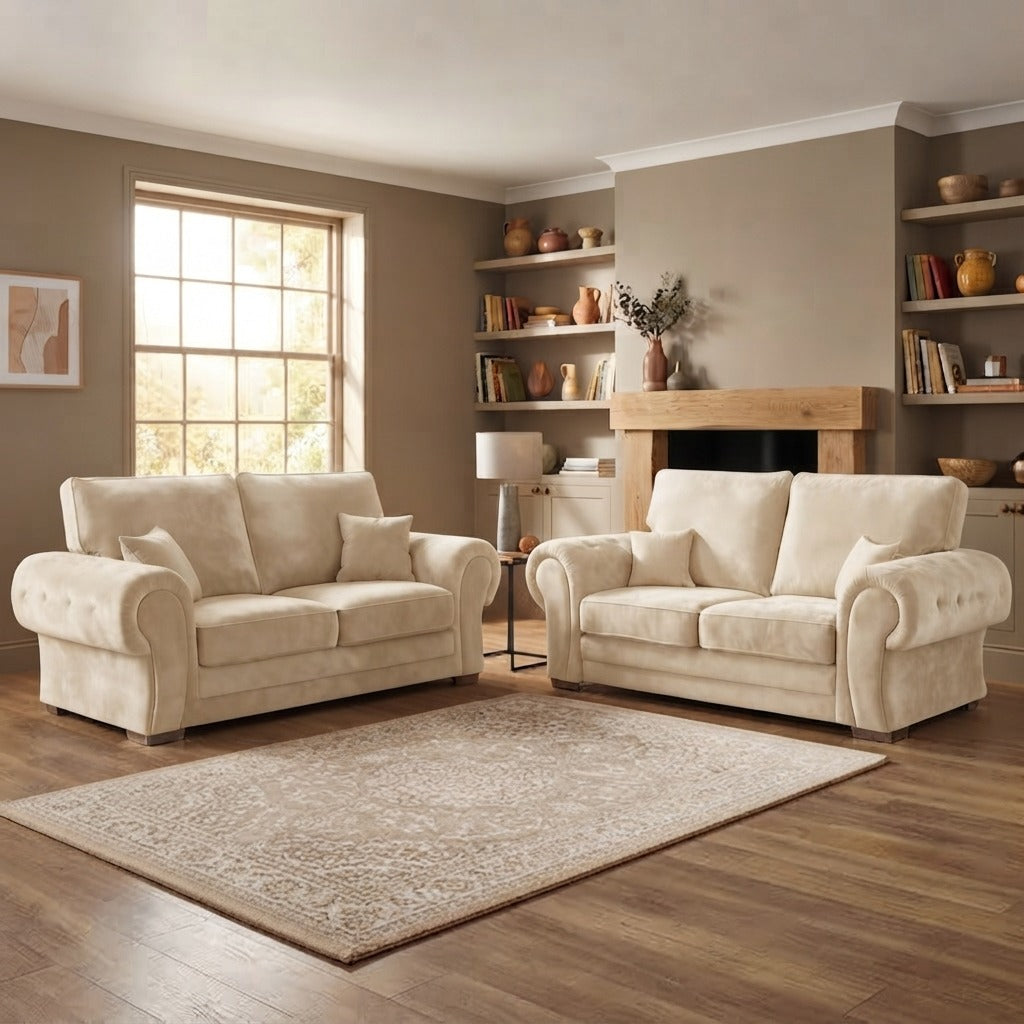 Verona High Back Corner & 3+2 – Luxury & Timeless Elegance Sofa