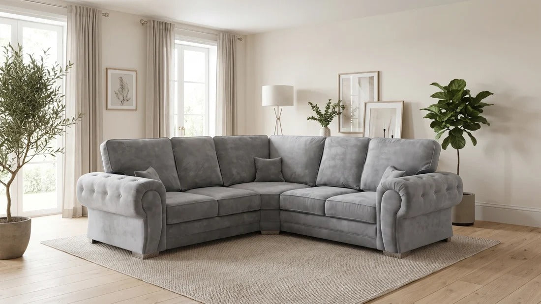 Verona High Back Corner & 3+2 – Luxury & Timeless Elegance Sofa