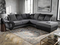 Dino Sofa Corner & 3+2 – Leather & Cord Luxury & Classic Elegance Sofa