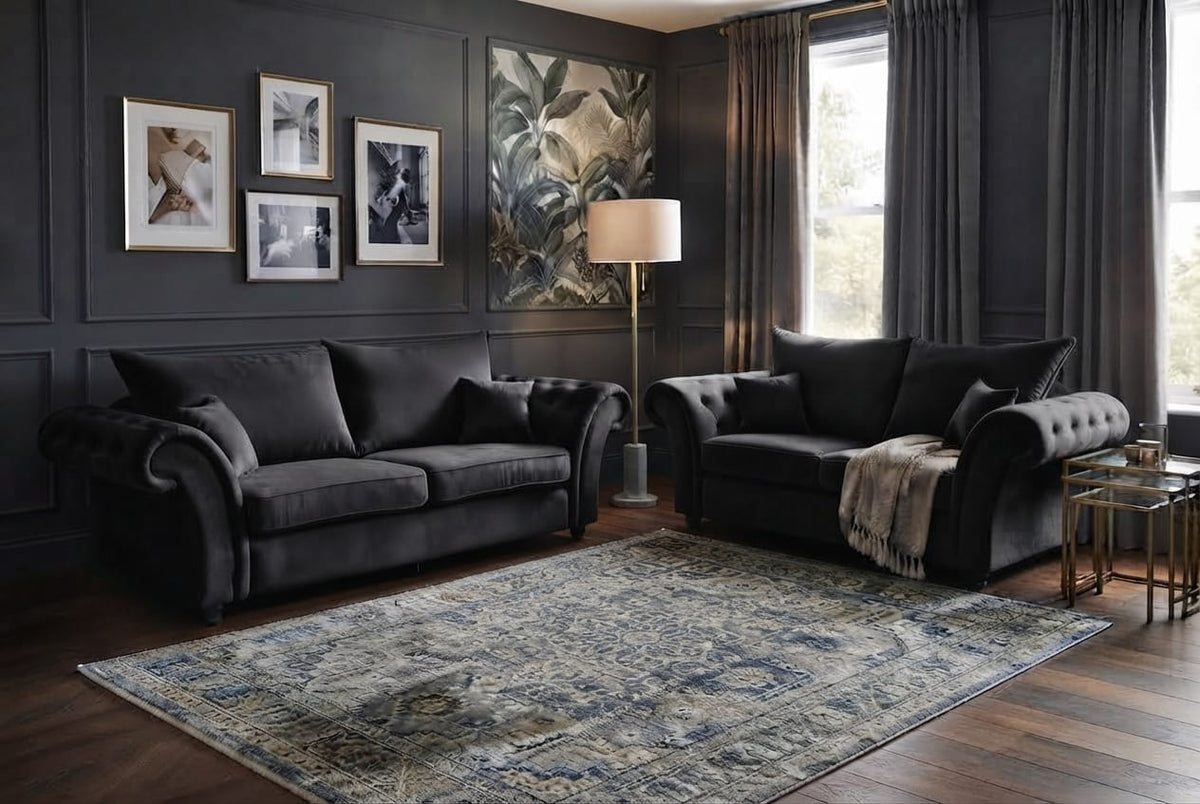 Nicole Corner or 3+2 – Modern Luxury & Elegant Comfort Sofa