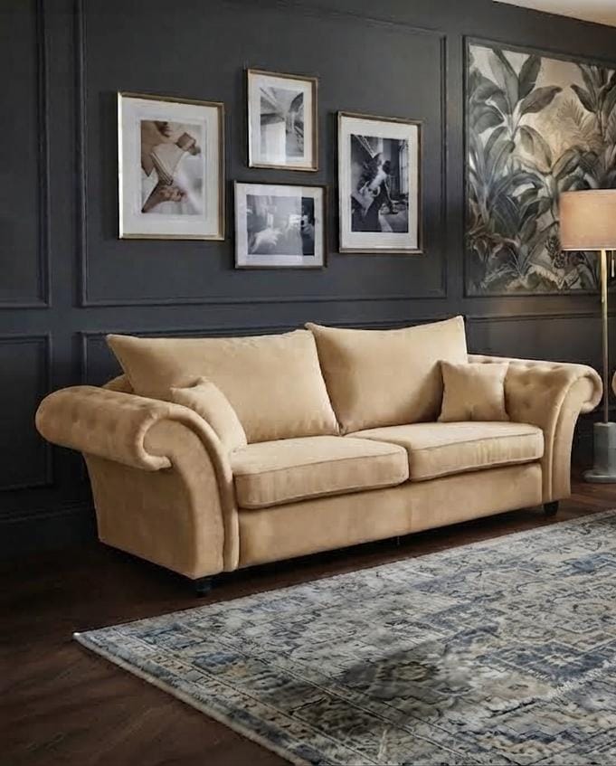 Nicole Corner or 3+2 – Modern Luxury & Elegant Comfort Sofa