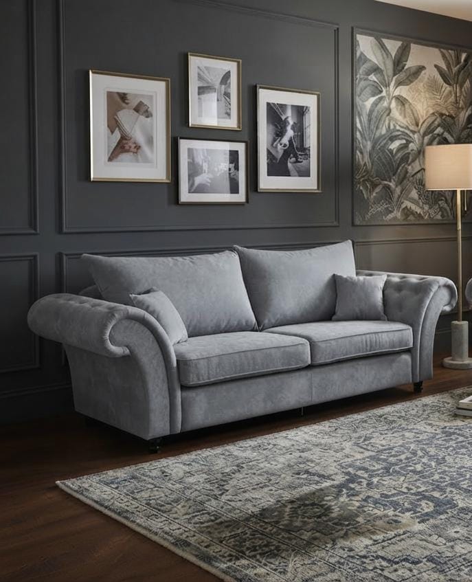 Nicole Corner or 3+2 – Modern Luxury & Elegant Comfort Sofa