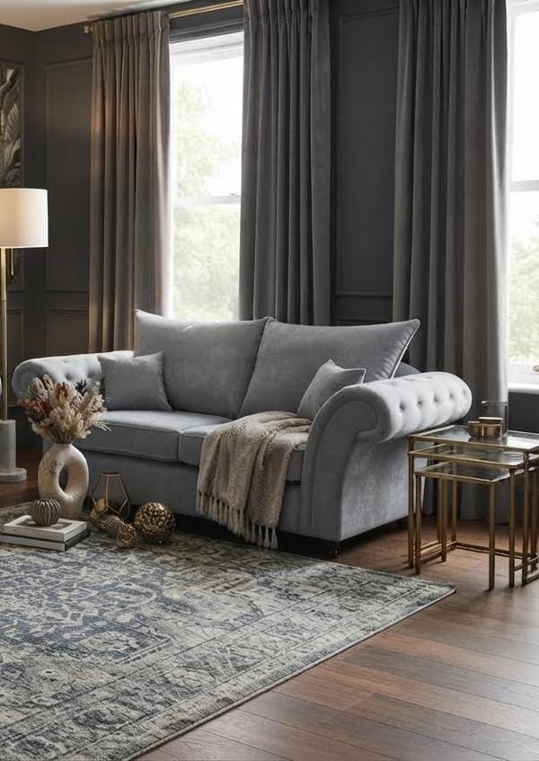 Nicole Corner or 3+2 – Modern Luxury & Elegant Comfort Sofa