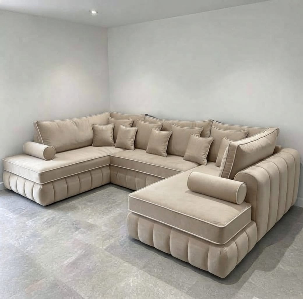 Lilly U Shape Sit & Style – Luxury Elegance With Exceptional Comfort Sofa