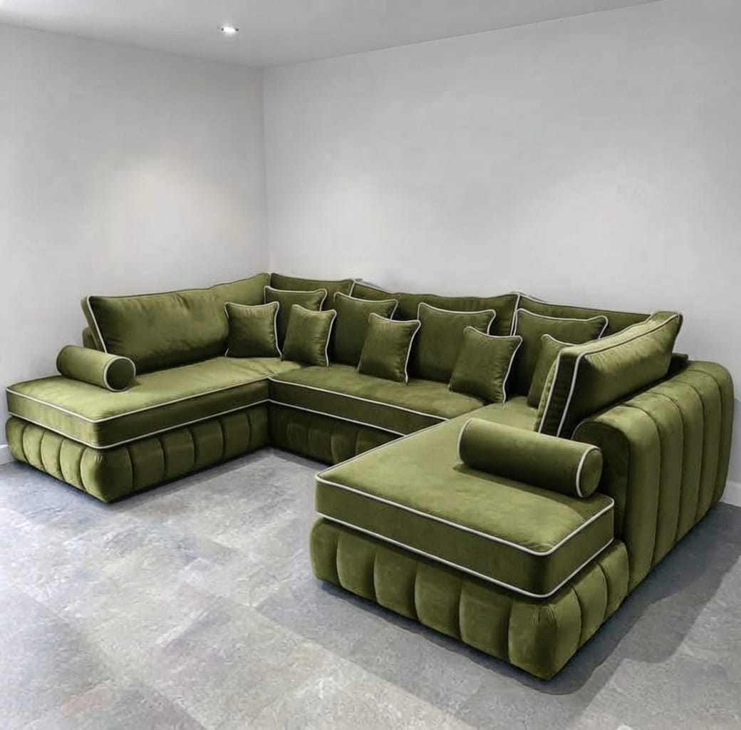 Lilly U Shape Sit & Style – Luxury Elegance With Exceptional Comfort Sofa