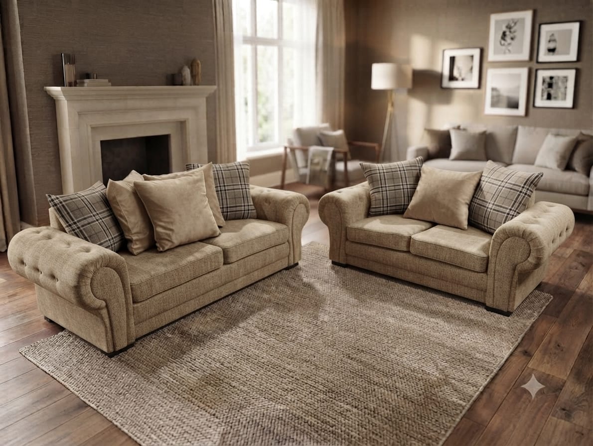 Verona Scatter Cushions Corner & 3+2 – Luxury Comfort & Contemporary Elegance Sofa