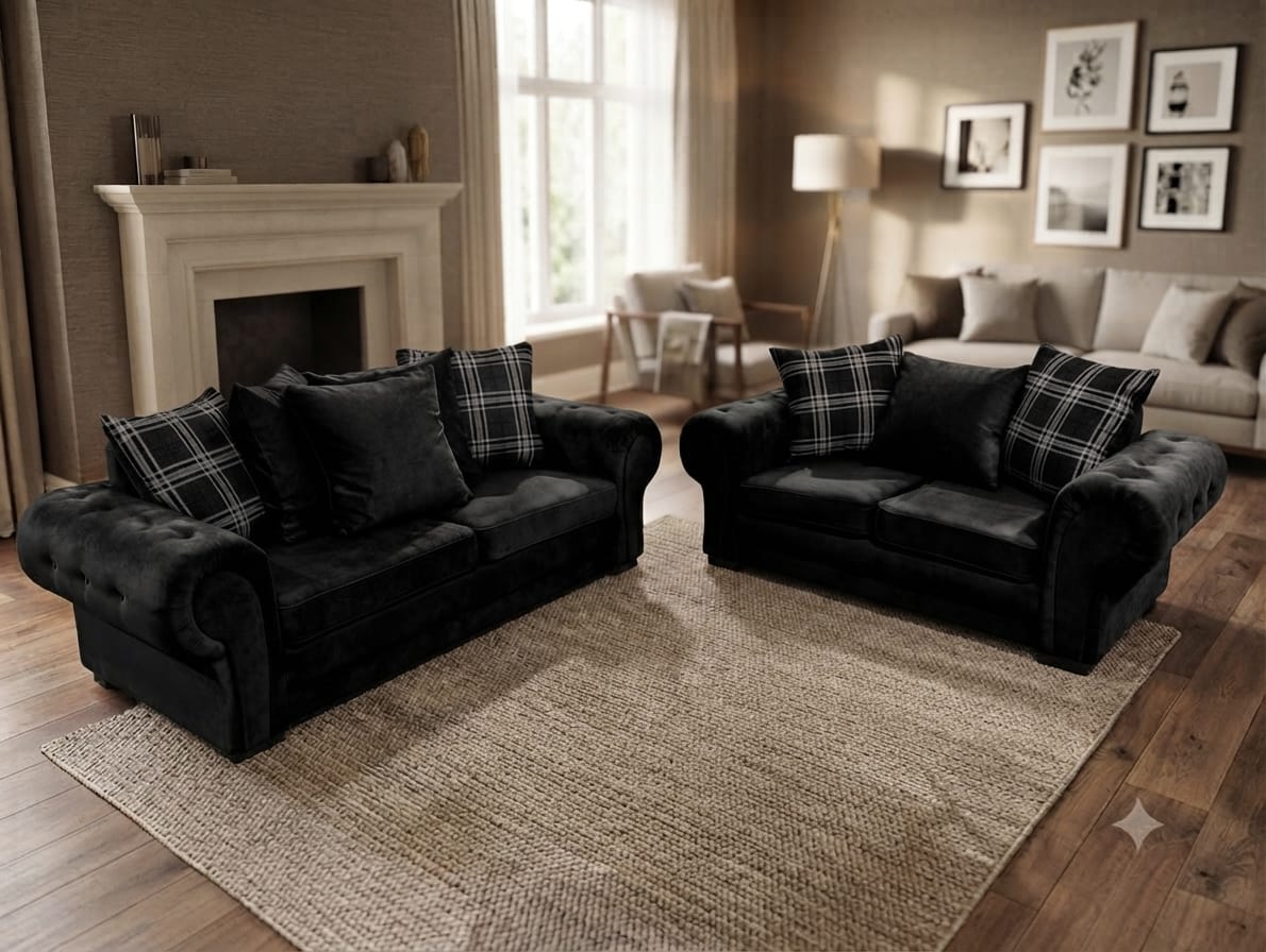 Verona Scatter Cushions Corner & 3+2 – Luxury Comfort & Contemporary Elegance Sofa