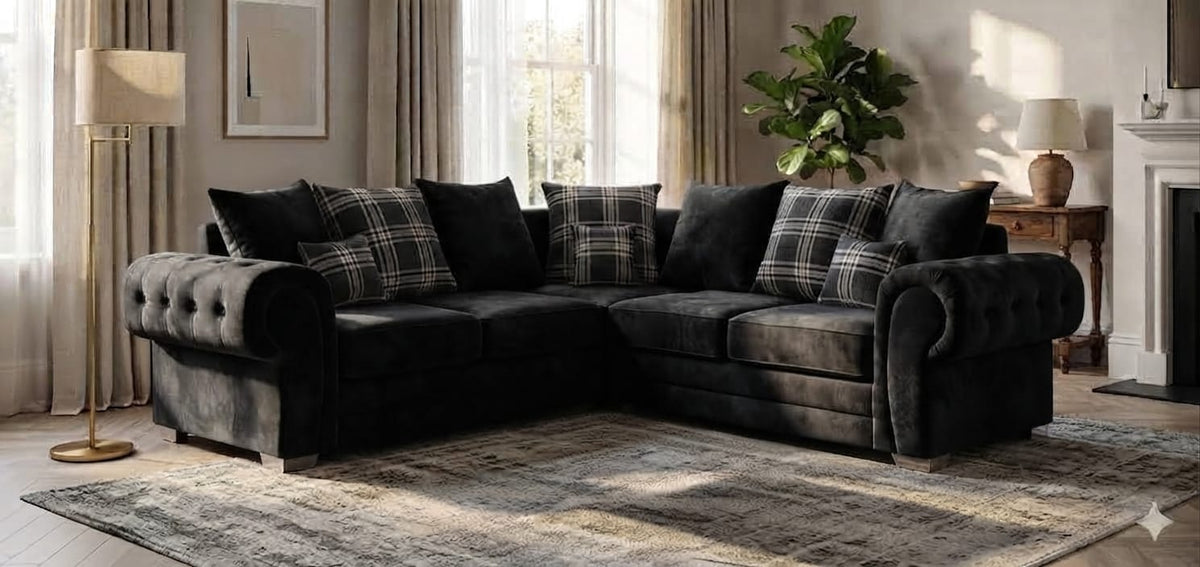 Verona Scatter Cushions Corner & 3+2 – Luxury Comfort & Contemporary Elegance Sofa