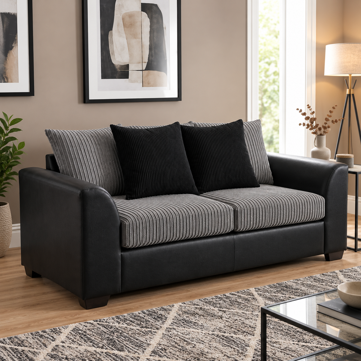 Byron L-Shaped, 3+2 & Corner Sofa – Modern Design Comfort Sofa