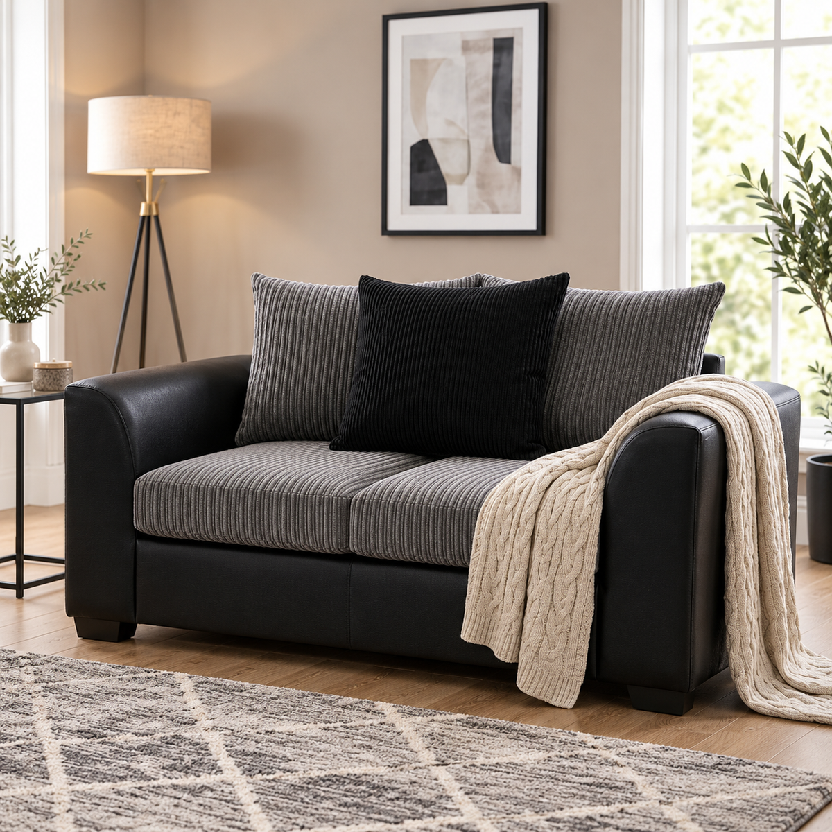 Byron L-Shaped, 3+2 & Corner Sofa – Modern Design Comfort Sofa