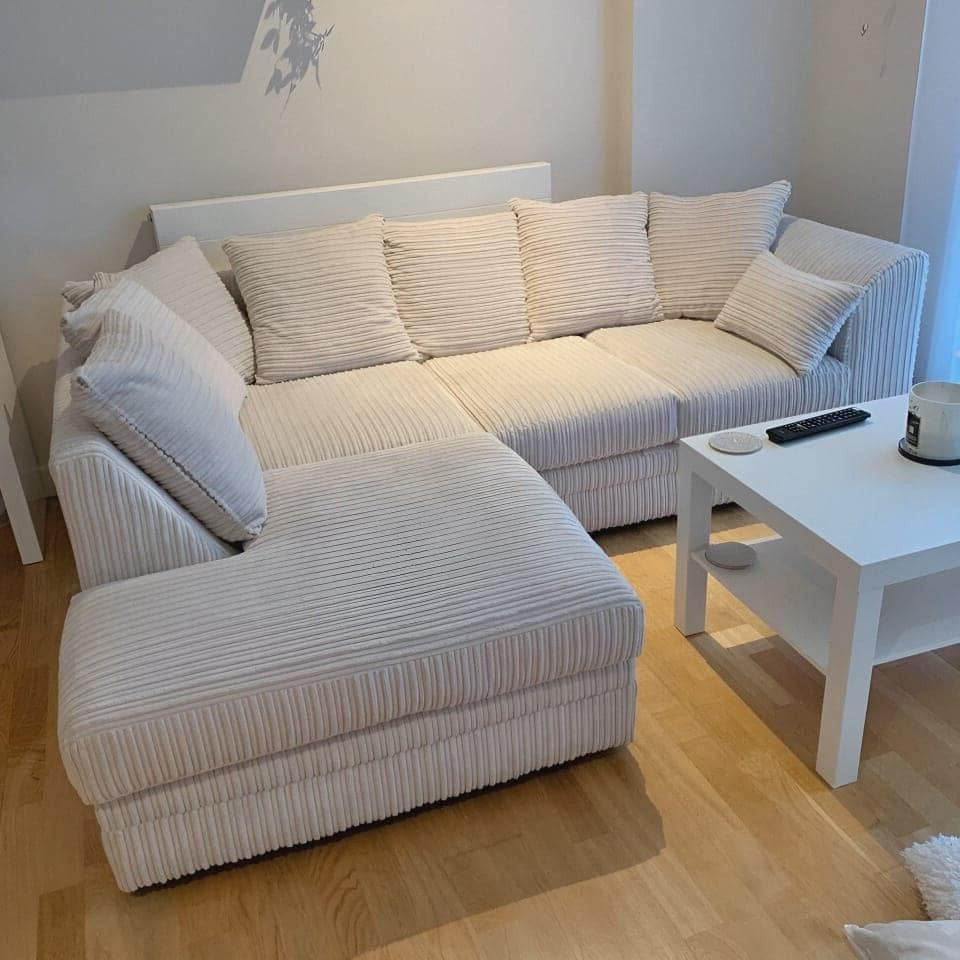 Dylan Jumbo Cord L Shape, Corner & 3+2 – Ultimate Comfort & Contemporary Style Sofa