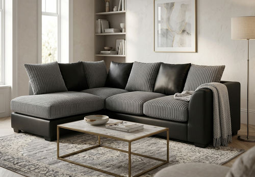 Byron L-Shaped, 3+2 & Corner Sofa – Modern Design Comfort Sofa