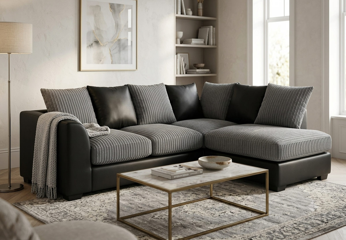 Byron L-Shaped, 3+2 & Corner Sofa – Modern Design Comfort Sofa
