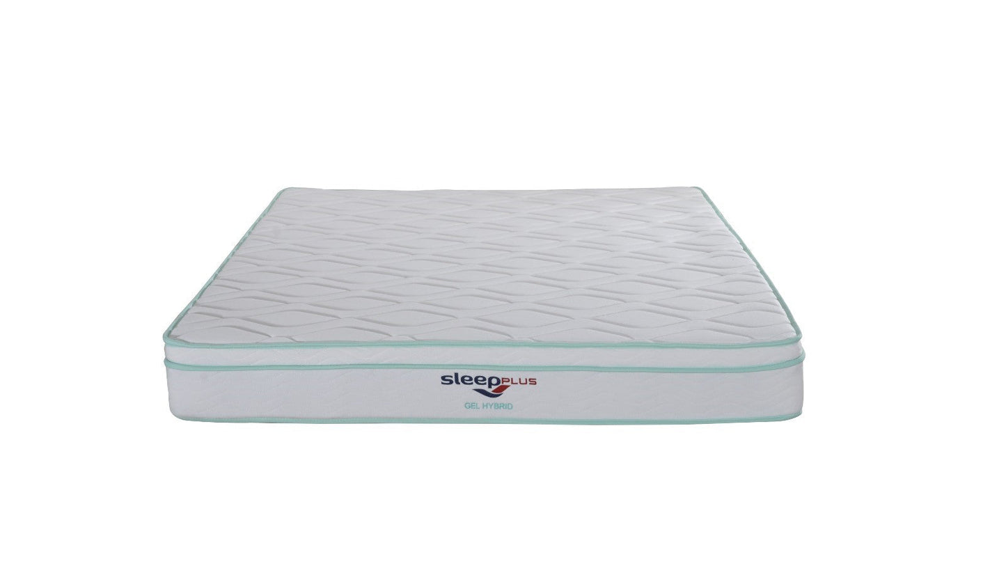 Divan Bed and Sleep Plus Hybrid Mattress with Headboard - more color options